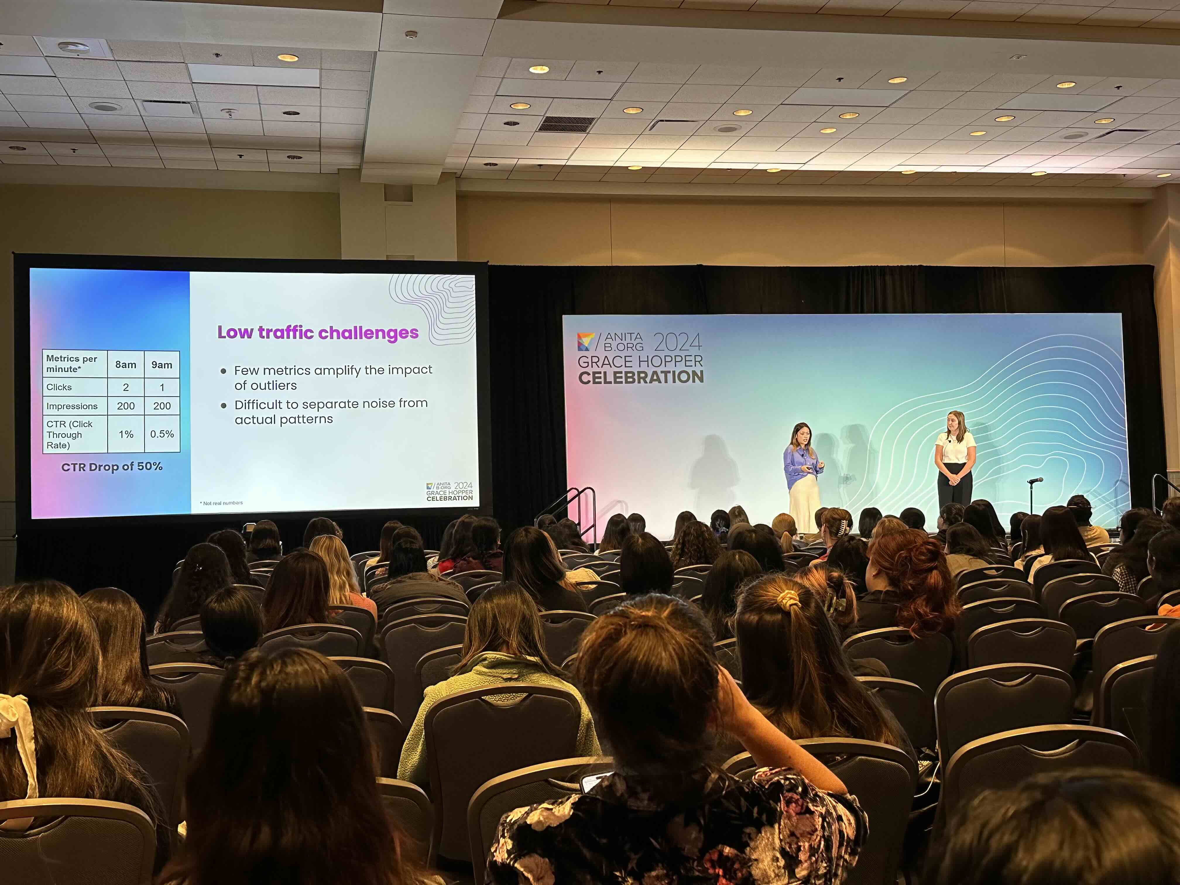 Speaking at Grace Hopper Celebration