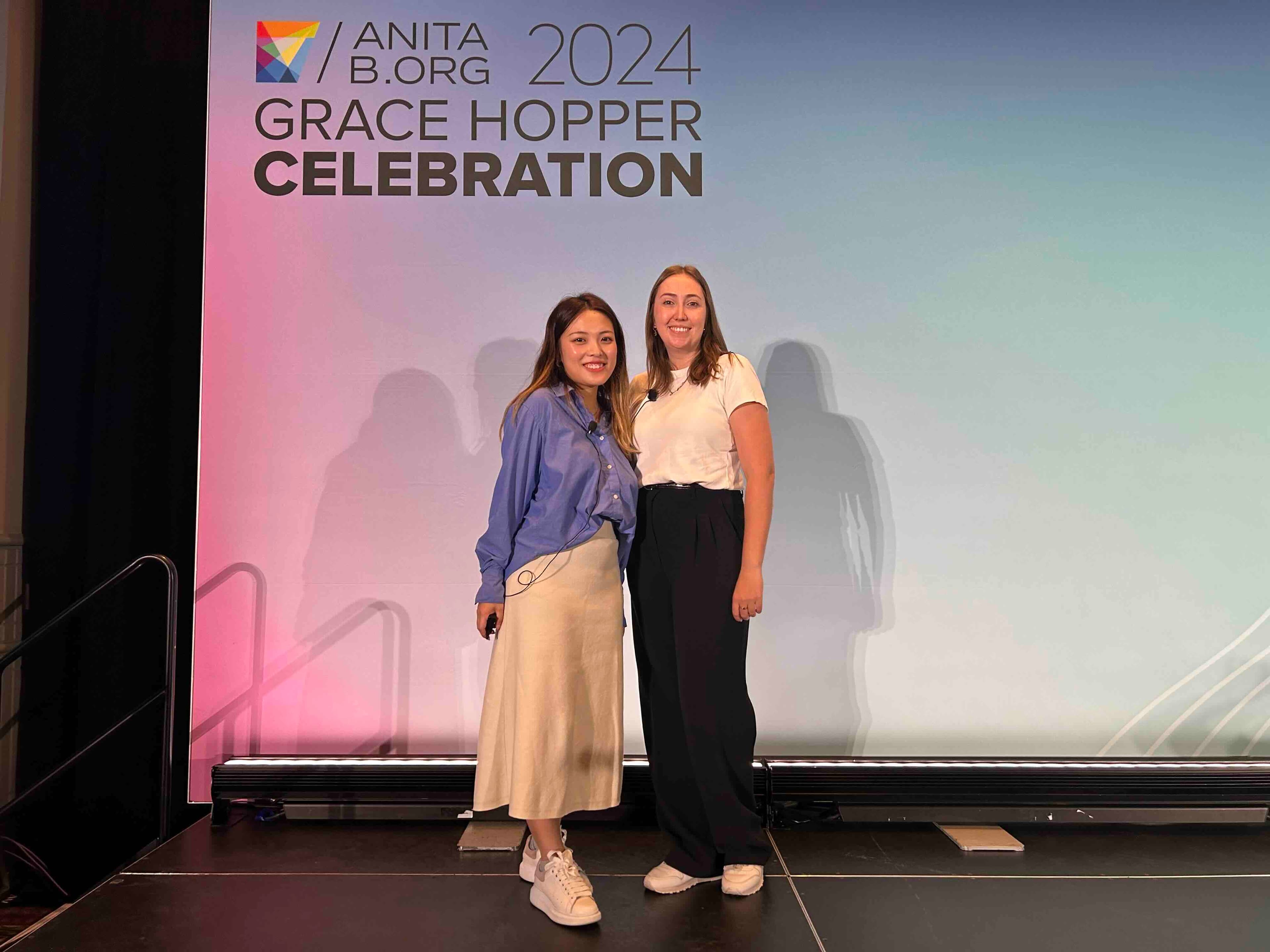 Speaking at Grace Hopper Celebration