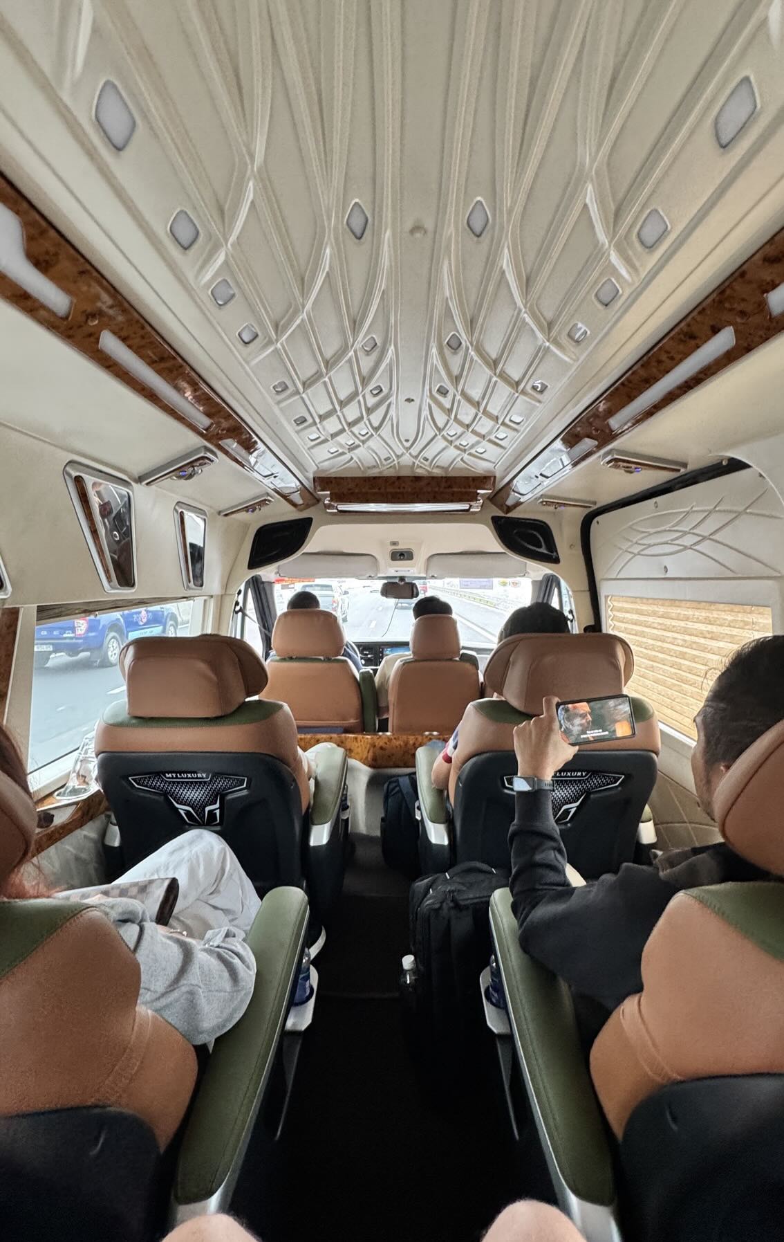 Mini bus to Ha Long Bay